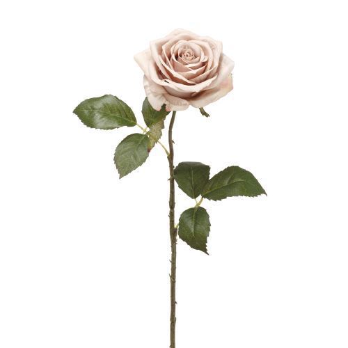 Ivory Linen Rose Stem