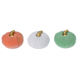 Velvet Pumpkin Decoration