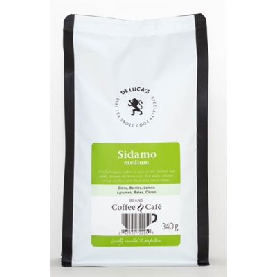 De Luca's Sidamo Medium Roast Coffee Beans