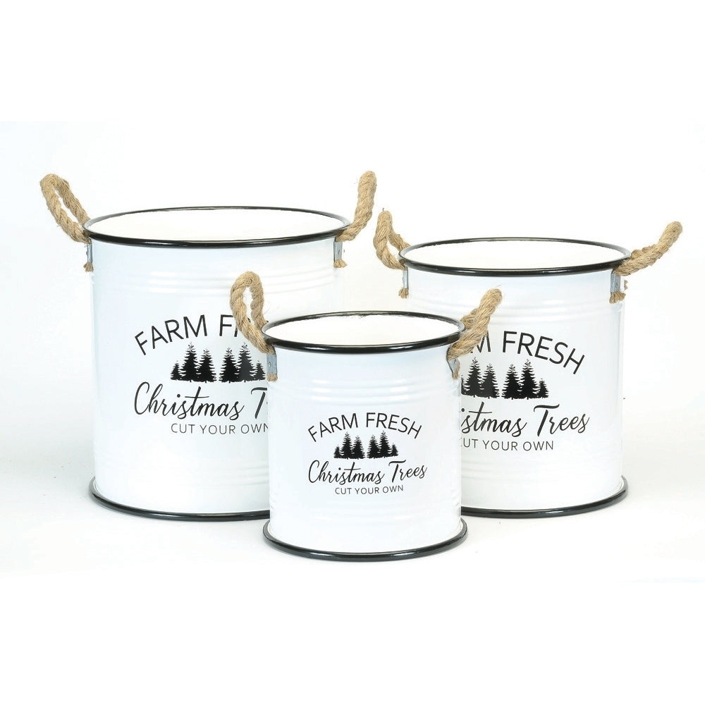 Farm Fresh Christmas Tubs