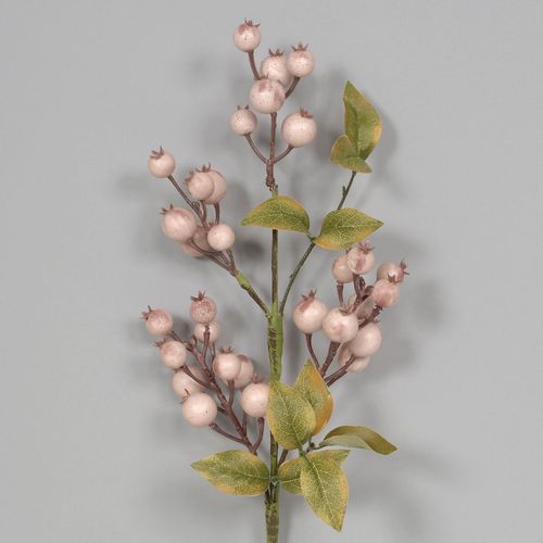 Mauve Berry Spray With Leaves