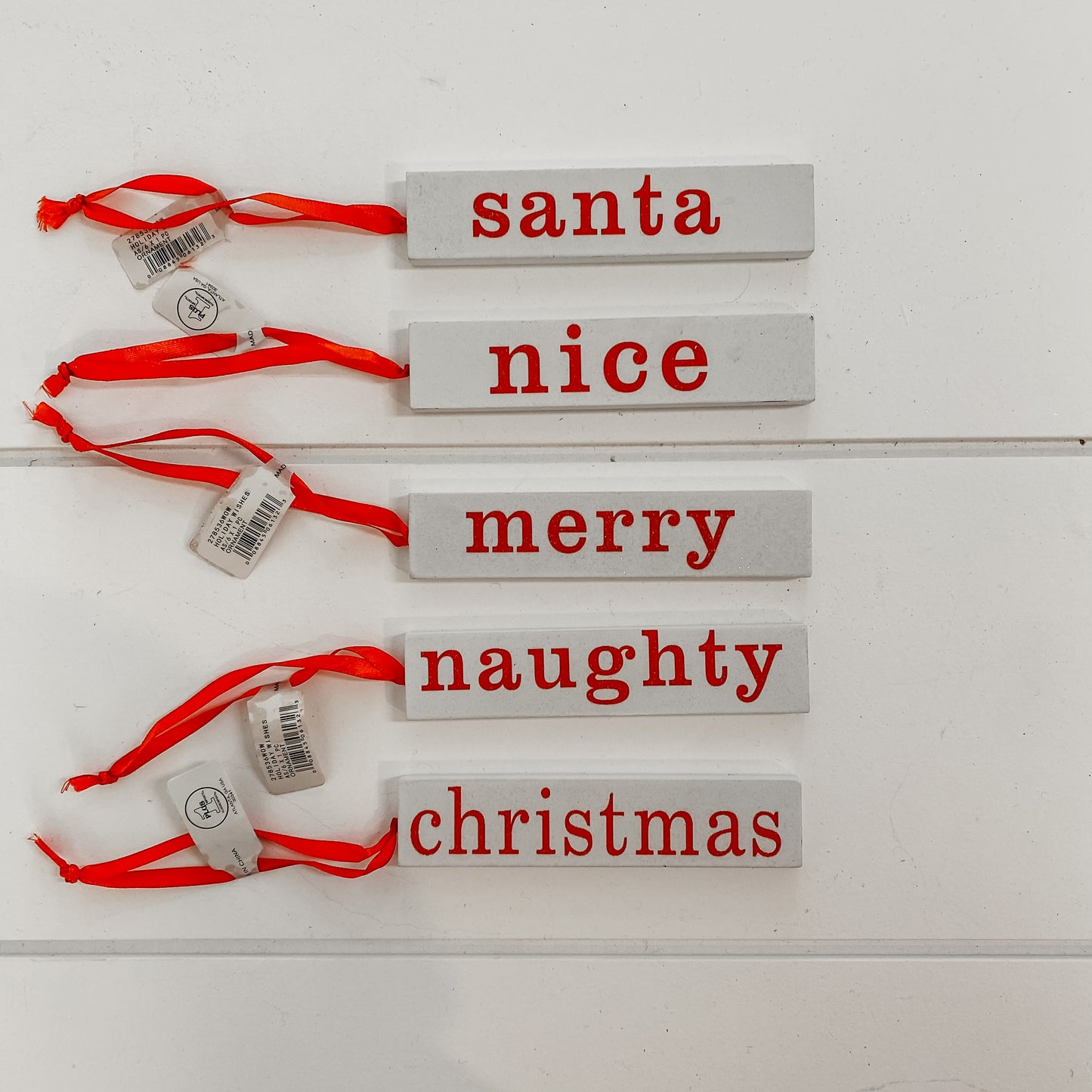 Wood Holiday Ornaments