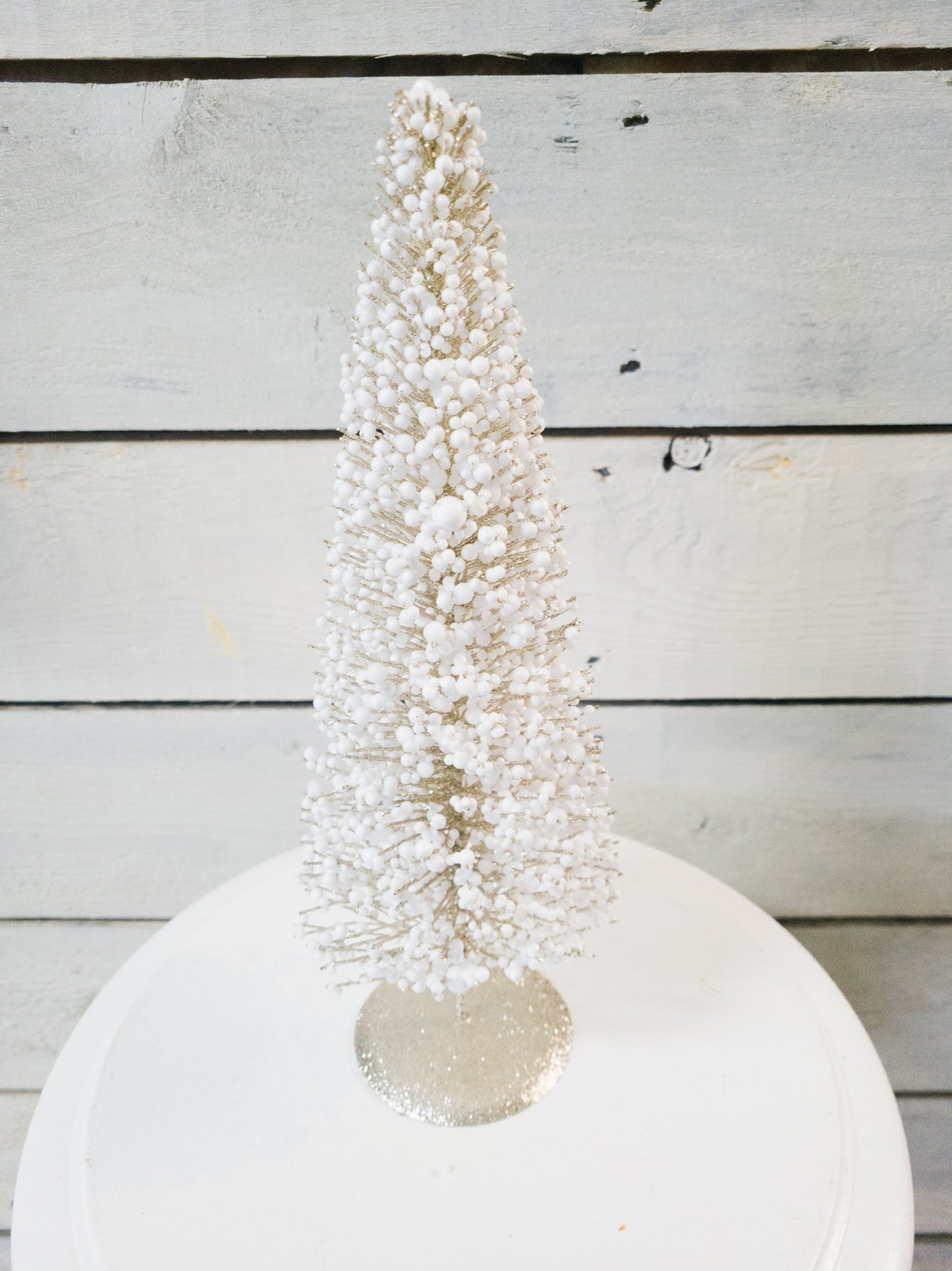 White/Gold Sparkle Trees