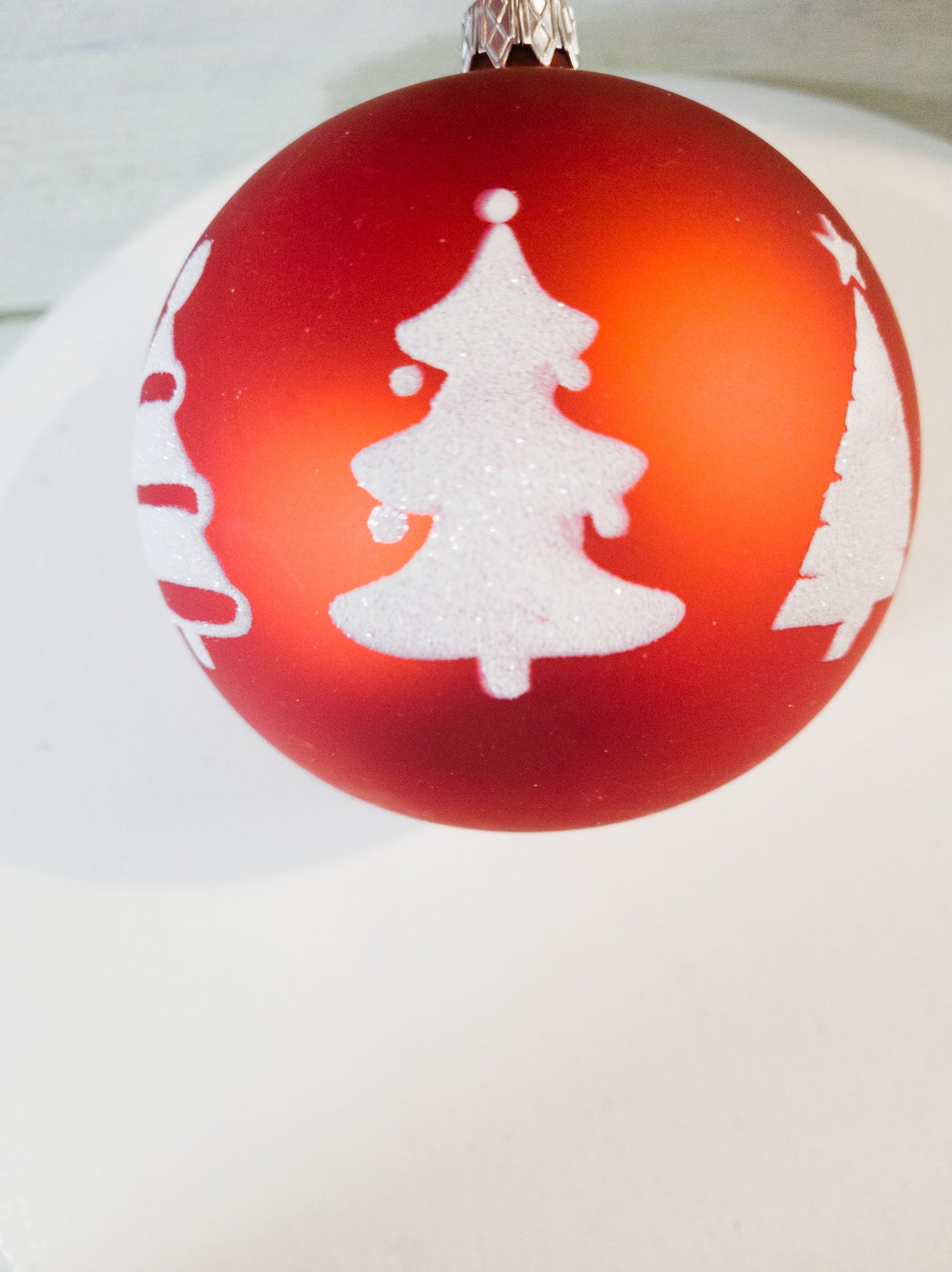 Red Christmas Tree Ball