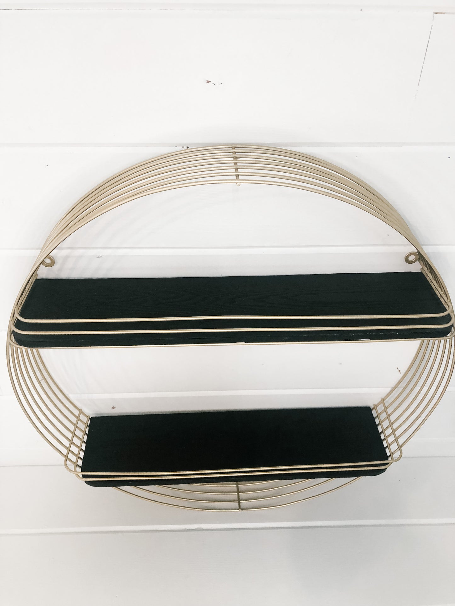 Gold Framed Circle Shelf