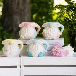Glazed Pastel Easter Gnome Mugs