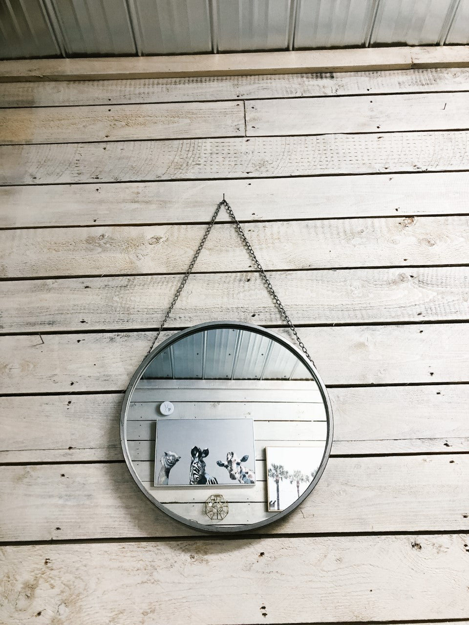 Silver Metal Mirror