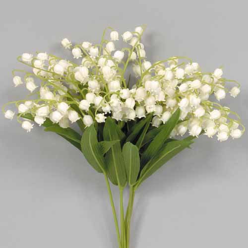 White Lily of the Valley Spray