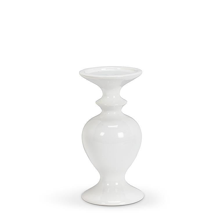White Urn Pillar Holder- 3 sizes