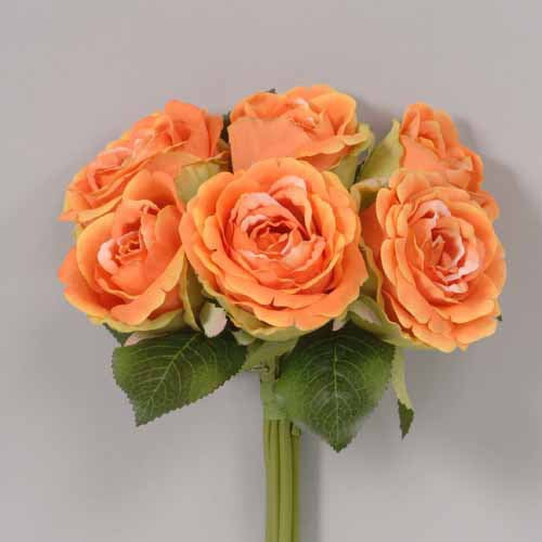 Orange & Peach Rose Bouquet