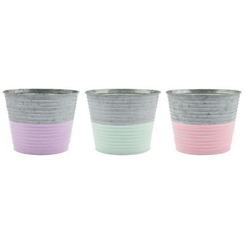 Grey & Pastel Metal Tone Pots