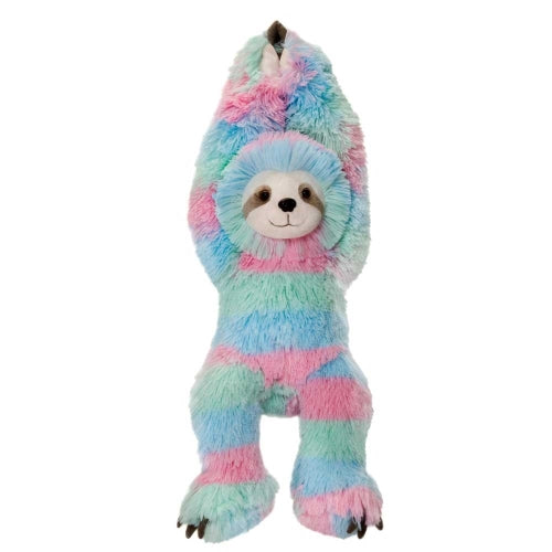Colourful Hanging Sloth Plush