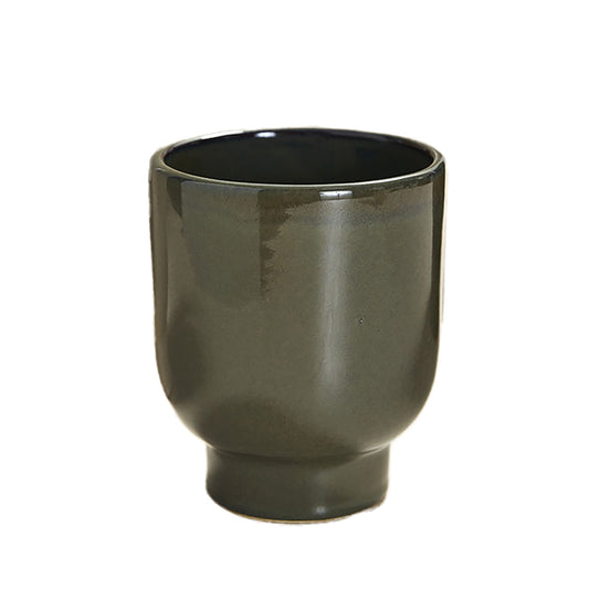 Green Ceramic Fischer Pot