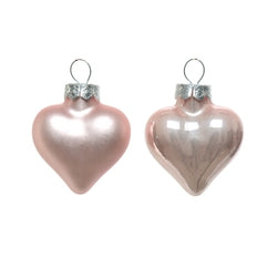 Blush Pink Heart Ornament