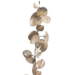 Metallic Eucalyptus Leaf Garland