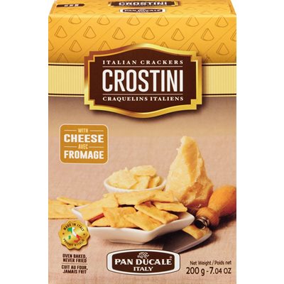 Crostini Cheese Italian Crackers