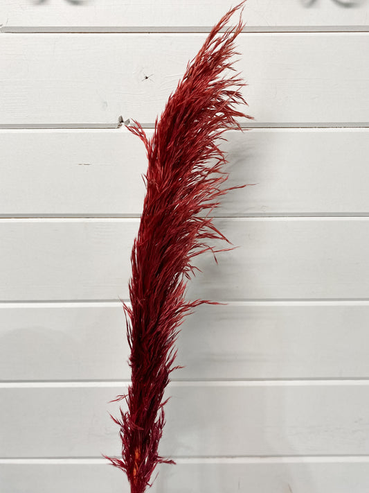 Artificial Burgundy Pampas Grass