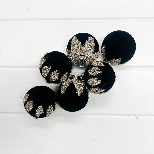 Black Velvet Jewel Ornament