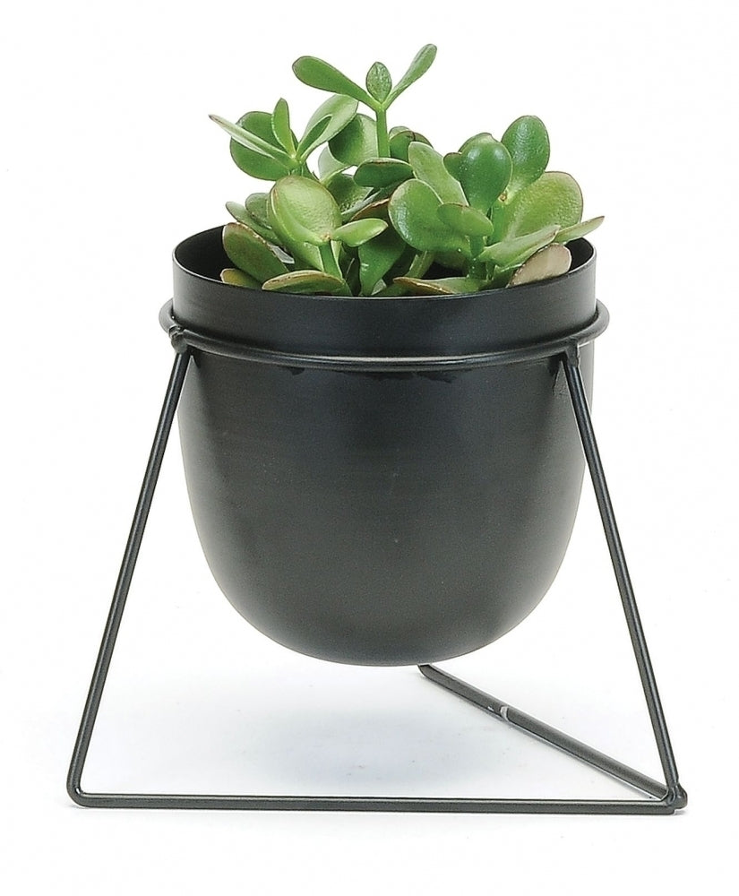 Bullet Planter In Triangle Stand