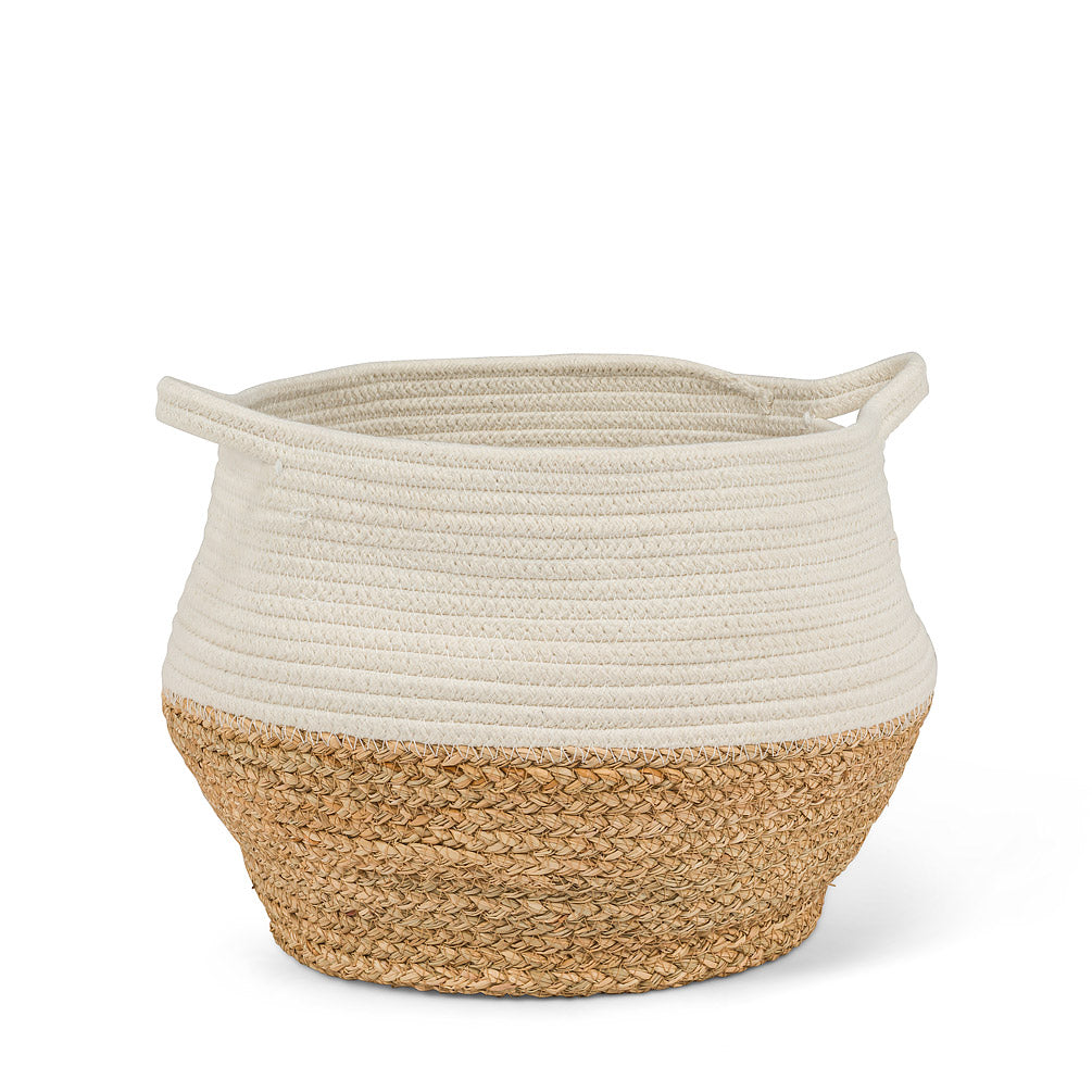 Rope Basket With Handles