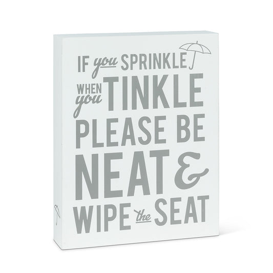 If you tinkle Block