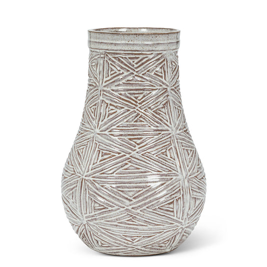 Stoneware Weave Vase