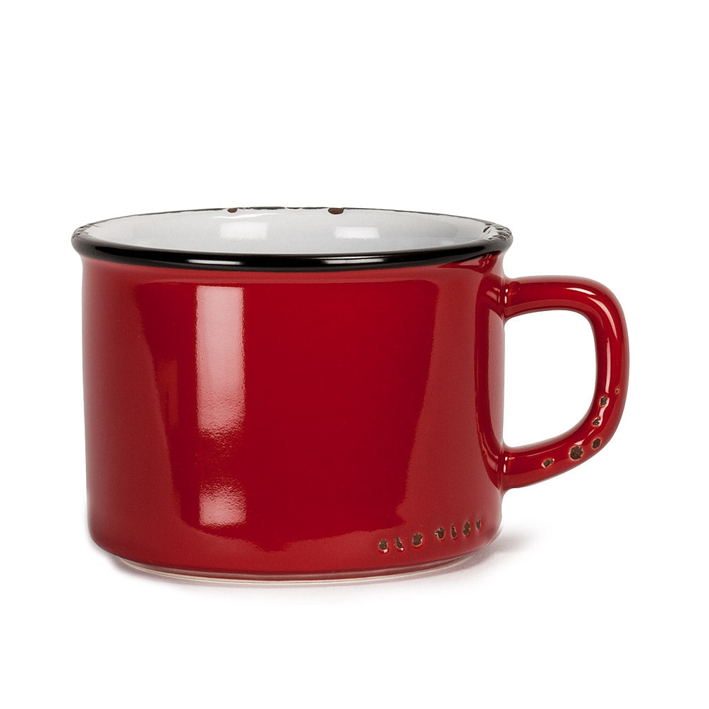 Red Cappuccino Mug