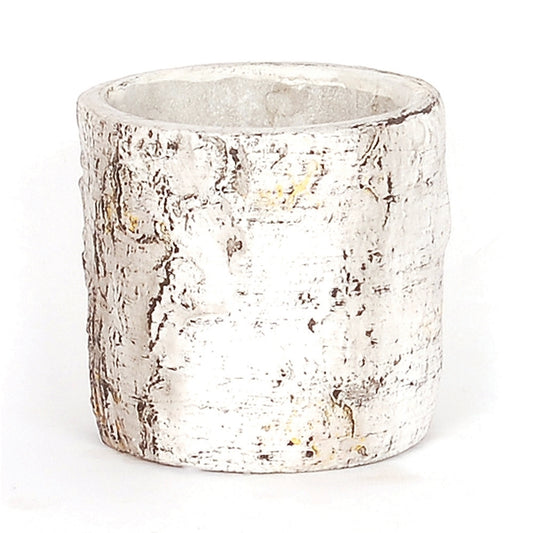 Concrete Birch Pot