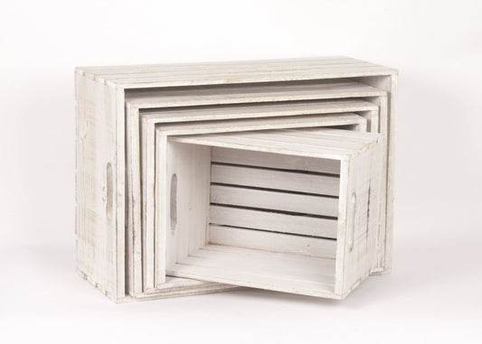 Grey Wash Display Crates