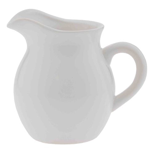 White Ceramic Pitcher Vase