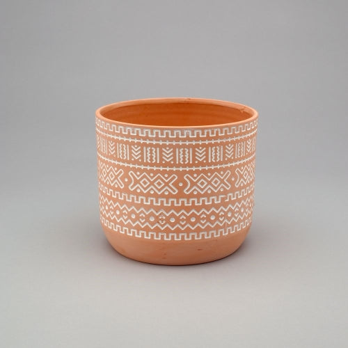 Terracotta Ceramic Artisan Design Pot