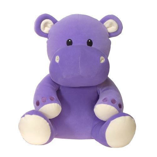 Purple Plush Huggy Huggables Hippo