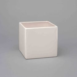 White Ceramic Cube