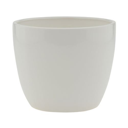 White Glazed Pot