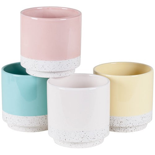 Spring Pastel Ceramic Pots