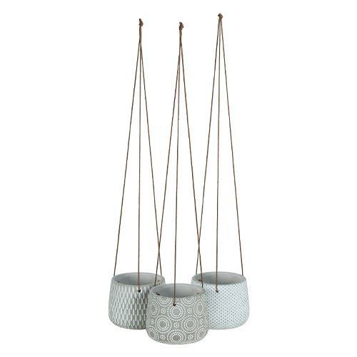 Cement Hanging Planters - Three options