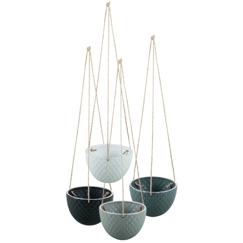 Ceramic Hanging Pots With Rope