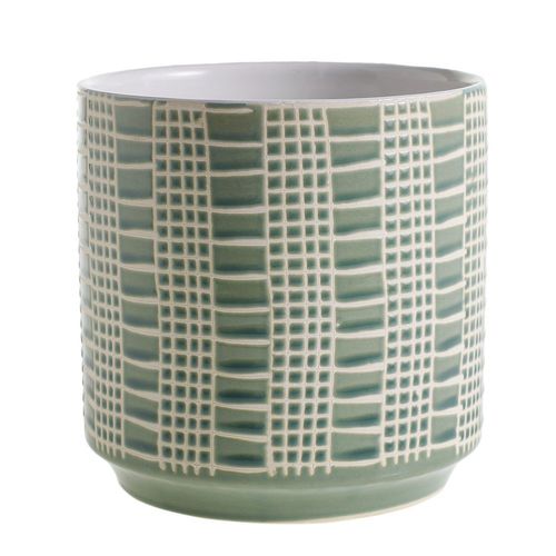 Green Textured Pot - Two Sizes