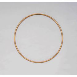 Circular Metal Design Wreath Ring
