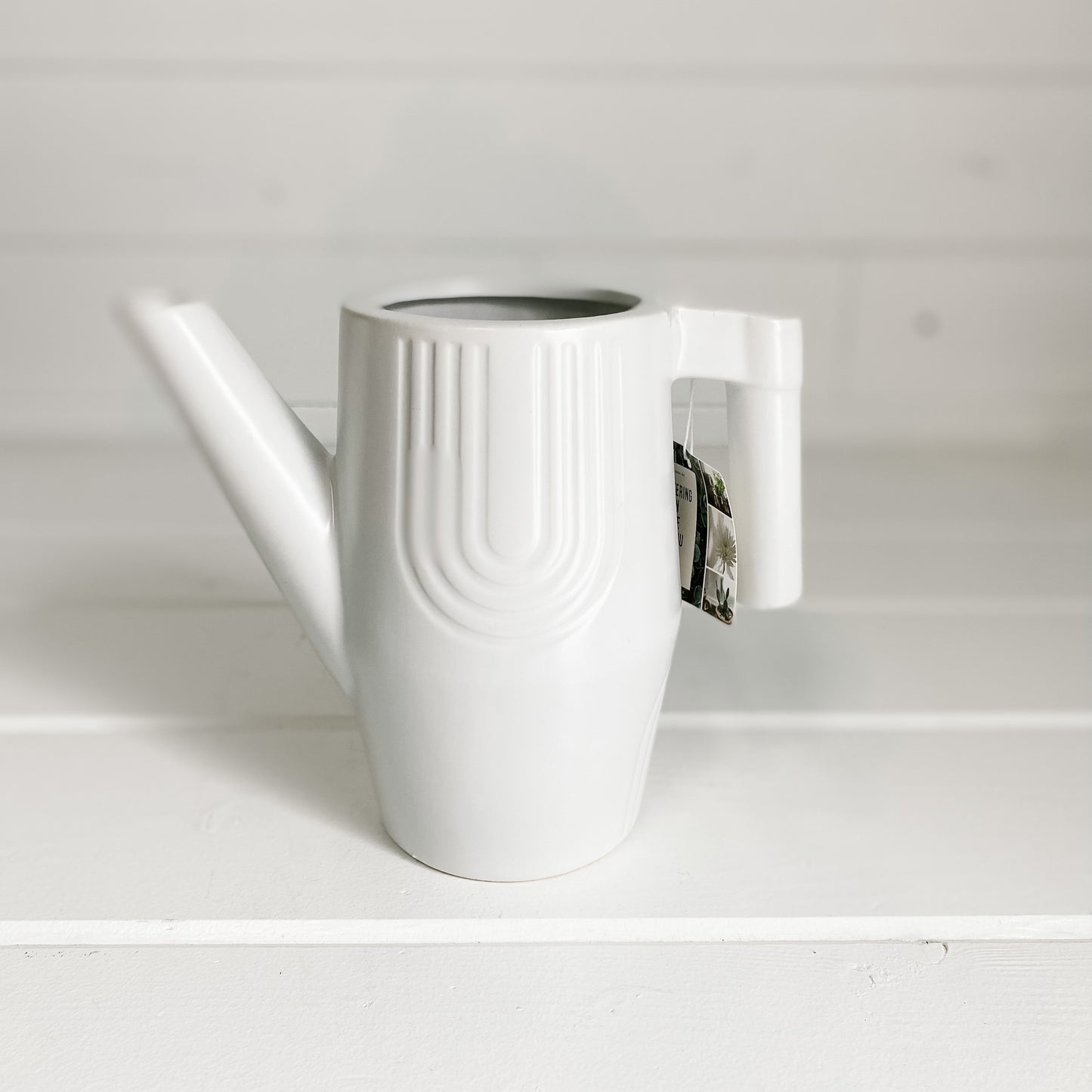 White Ceramic Watering Can