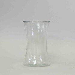 Clear Glass Gathering Vase