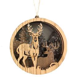 Circle Deer Ornament