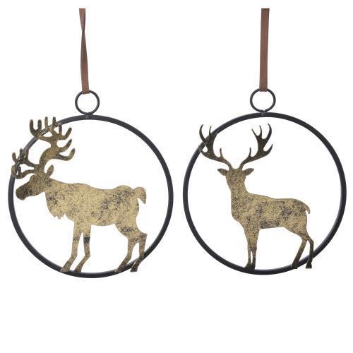 Metal Deer/Moose Ornament