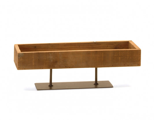 Rectangular Tray On Metal Stand