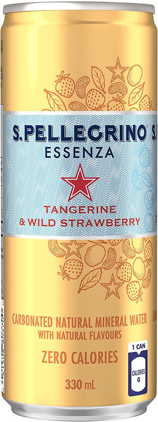 S. Pellegrino Essenza Carbonated Natural Mineral Water- 3 Flavours