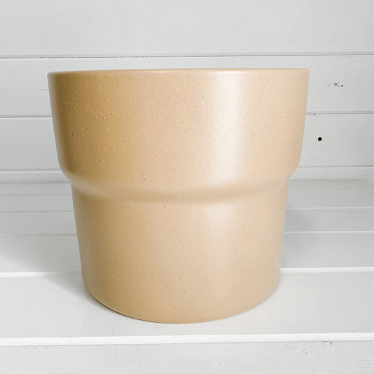 Tan Ceramic Pot