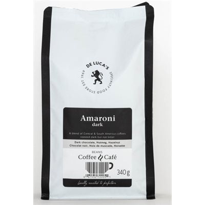 DeLuca's Amaroni Dark Coffee Beans