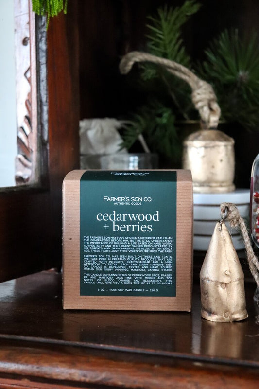 Cedarwood + Berries Candle