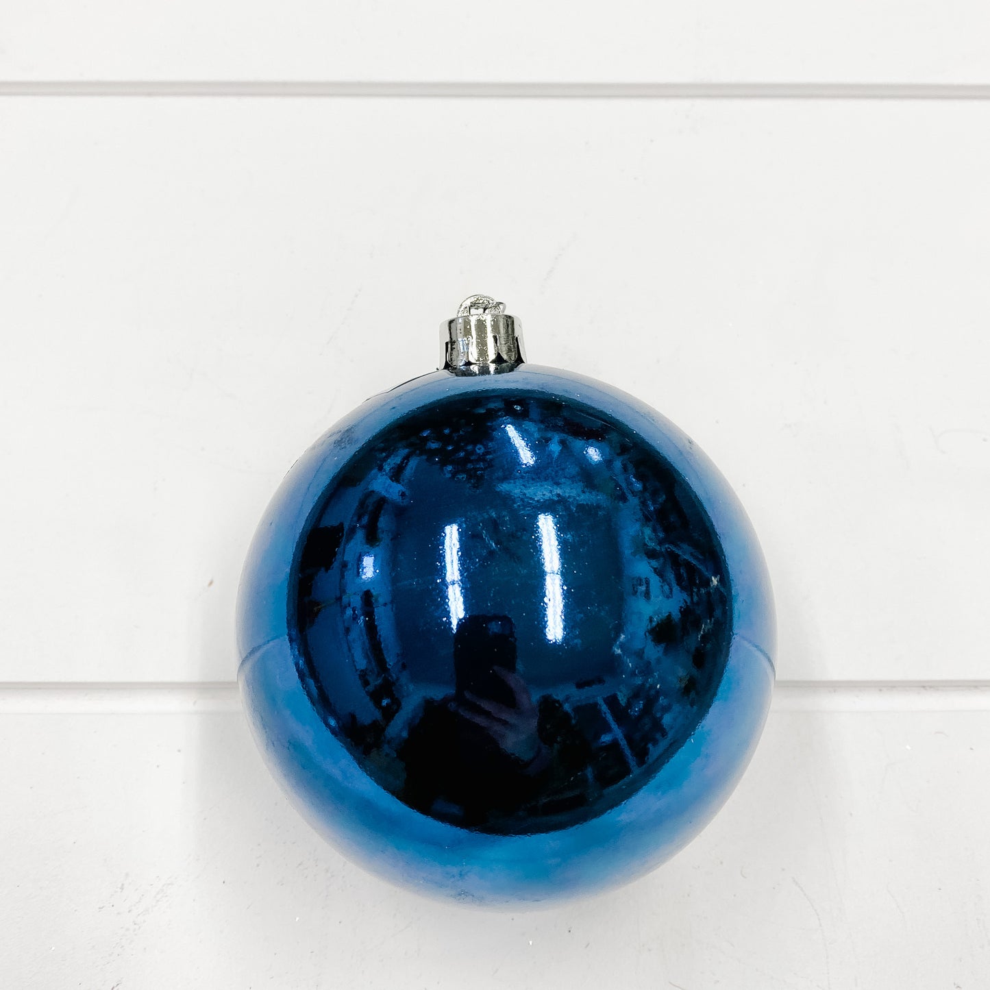 Dark Blue Glass Ball Ornament