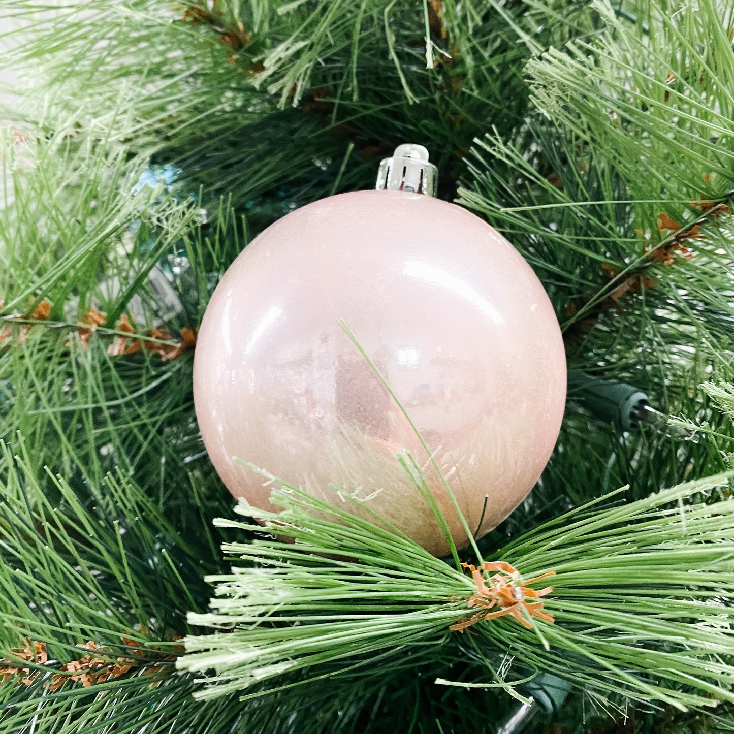Blush Pink Ball Ornament